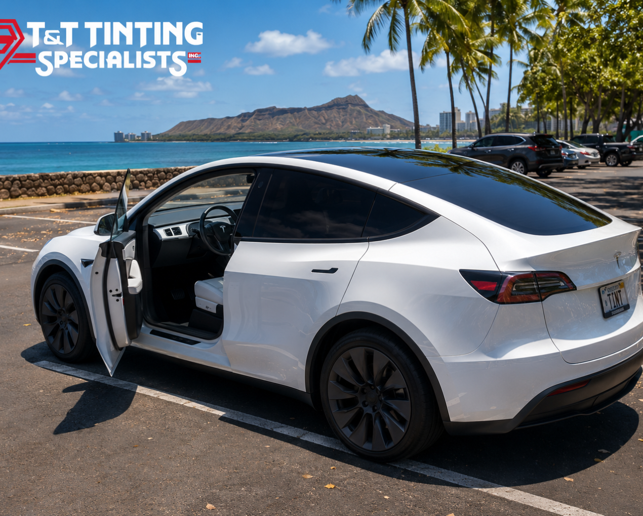tesla window tint oahu