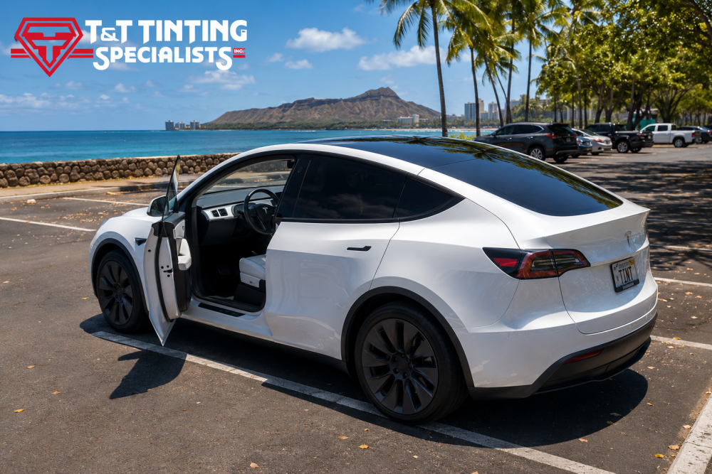 tesla window tint oahu
