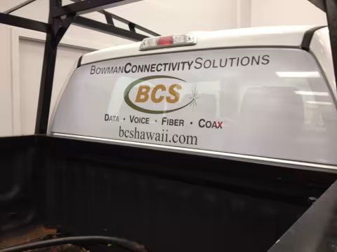 Rear Window Puka Vinyl graphics